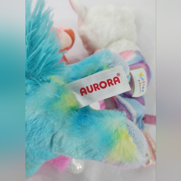 Bundle Reversible Happy Mad Octopus Plush Unicorns, Mermaid Mouse with Crown - Picture 5 of 8